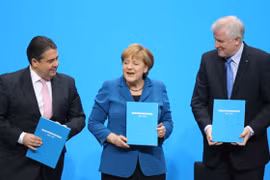 3 đảng của Đức cùng ký hiệp ước "Liên minh cầm quyền"