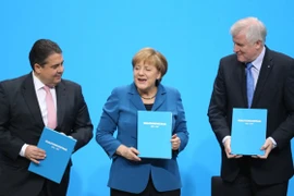 3 đảng của Đức cùng ký hiệp ước "Liên minh cầm quyền"