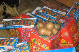 Bắt giữ hơn 140kg pháo lậu