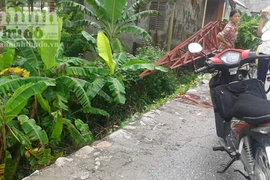 Phát hiện xác một nữ công nhân dưới vực