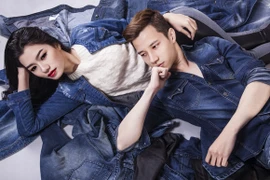 Siêu mẫu tài năng Bùi Thành Trung “tình tứ” bên Hoàng Nhung