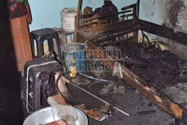 Hoả hoạn lúc nửa đêm, một ông lão bị thiêu chết thương tâm