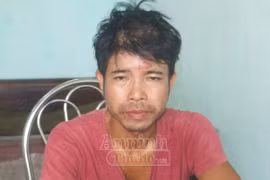 Rượu vào mang dao chém vợ, cha đẻ và trưởng công an xã