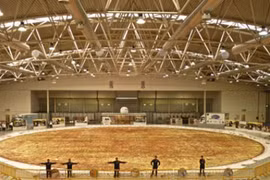 Pizza khổng lồ mừng Noel: Đường kính 40m