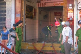 Cháy tiệm vàng, cả gia đình chết thảm