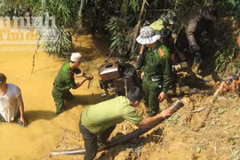 Truy quét vàng tặc tàn phá môi trường