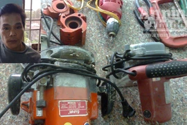 Bắt đối tượng chuyên trộm đồ tại các công trường