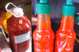 Tương ớt 4.000đ/lít: Chất tạo sệt + phẩm màu công nghiệp