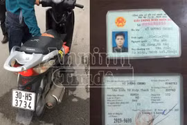Sau 3 năm, lại nhận được xe máy bị mất trộm