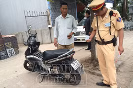 Bất ngờ tìm lại được xe bị mất nhờ CSGT Thủ đô