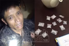 Giấu 12 gói ma tuý "đá" trong "chỗ kín", bỏ chạy thục mạng khi gặp CSCĐ