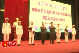 Thành lập Cơ quan Ủy ban kiểm tra Đảng ủy CATP Hà Nội