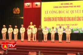 Công bố các Quyết định điều động, bổ nhiệm trong CATP Hà Nội