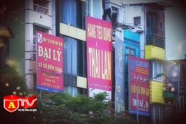 Cảnh báo nguy cơ cháy nổ từ biển hiệu quảng cáo