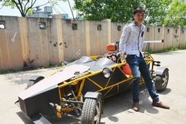 Tự chế xe đua chỉ trong 21 ngày