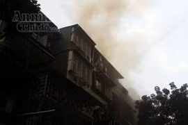 Hà Nội: Cháy khu tập thể số 8 Trần Quốc Toản