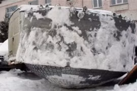 "Mảnh vỡ UFO" rơi ở Siberi