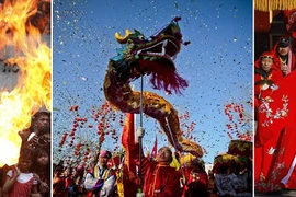 Hàng triệu người Trung Quốc chào đón năm Rồng trên khắp thế giới