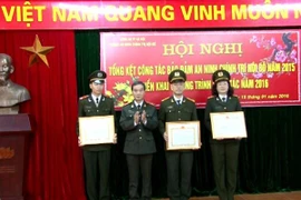 Phòng An ninh Chính trị và Trung đoàn CSCĐ triển khai công tác năm 2016