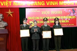 Phòng An ninh Chính trị và Trung đoàn CSCĐ triển khai công tác năm 2016
