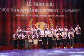 2.100 học sinh khu vực phía Bắc đoạt giải ViOlympic 2016