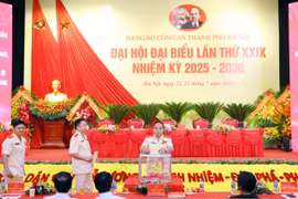Ra mắt Ban Chấp hành Đảng bộ Công an thành phố Hà Nội nhiệm kỳ 2025-2030