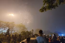Mãn nhãn màn pháo hoa trong khuôn khổ chương trình 'Hẹn ước Bắc - Nam'
