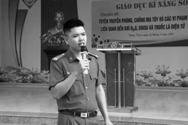 Truy thăng cấp bậc hàm Thiếu tá cho Thượng úy Nguyễn Đăng Khải, anh dũng hy sinh khi truy bắt tội phạm ma túy