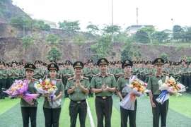 Bộ Tư lệnh Cảnh vệ tiếp nhận gần 600 sinh viên Học viện An ninh nhân dân tham gia huấn luyện đầu khóa
