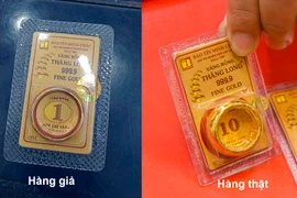 Cảnh giác mua nhầm vàng giả 