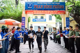 Công an Hà Nội đảm bảo an ninh, an toàn kỳ thi tốt nghiệp Trung học phổ thông năm 2025