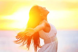 Ánh nắng mặt trời tăng cảm giác hạnh phúc