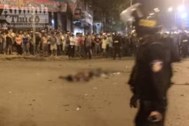 Khoảnh khắc mìn nổ và hiện trường vụ nam thanh niên tự sát