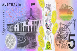 Australia phát hành tiền giấy cho người khiếm thị