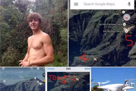 [Infographic] Hành trình tìm kiếm du khách người Anh mất tích