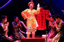 NSND Lệ Ngọc thể hiện nét lộng lẫy của đạo Mẫu