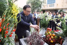 Lãnh đạo thành phố Hà Nội dâng hương tưởng niệm Tổng Bí thư Trần Phú