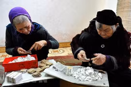 Lấp lánh sắc vàng ở làng nghề Kiêu Kỵ