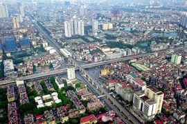 Hà Nội sẽ cập nhật, tích hợp từng quy hoạch các lĩnh vực vào QH1259 để khắc phục bất cập hiện nay (Trong ảnh: Giao lộ 4 tầng Nguyễn Trãi - Khuất Duy Tiến, quận Thanh Xuân)