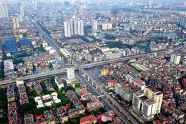 Hà Nội sẽ cập nhật, tích hợp từng quy hoạch các lĩnh vực vào QH1259 để khắc phục bất cập hiện nay (Trong ảnh: Giao lộ 4 tầng Nguyễn Trãi - Khuất Duy Tiến, quận Thanh Xuân)