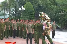 CATX Sơn Tây dâng hương tại khu di tích Nha Công an Trung ương