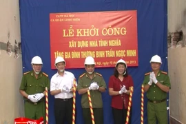 CATP Hà Nội tổ chức Lễ khởi công xây dựng nhà tình nghĩa