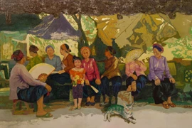 Ấn tượng tranh sơn mài Việt Nam - Hàn Quốc