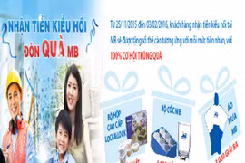 "Nhận tiền kiều hối - Đón quà MB 2015"