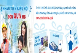 "Nhận tiền kiều hối - Đón quà MB 2015"