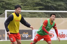 Hoàng Đức tập 'sung' cùng tuyển Việt Nam sau khi khỏi Covid-19