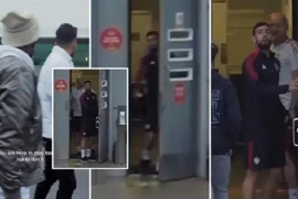 Bruno Fernandes tức giận chửi đồng đội trên sân tập MU