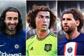 Hài hước khi Ronaldo, Messi... mang mái tóc xù của Cucurella