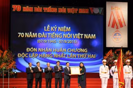 Đài Tiếng nói Việt Nam lần thứ hai đón nhận Huân chương Độc lập hạng Nhất 