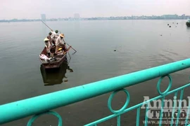 Sửng sốt về chuyện đập đá vá... hồ Tây